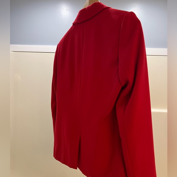 EUC Calvin Klein Red Blazer - Picture 2 of 4